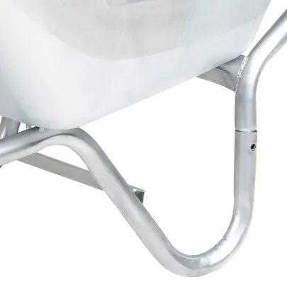 Roabă 90L Oțel Galvanizat - Transport Ușor în Grădină