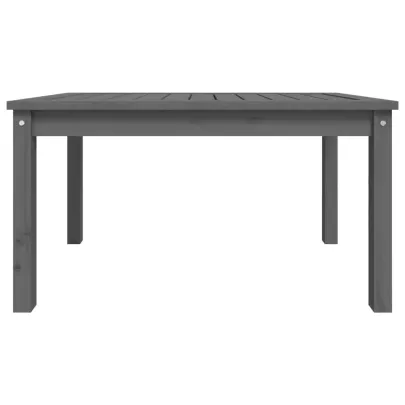 Masă Grădină Gri Lemn Pin | Livrare Gratuită 7-9 Zile