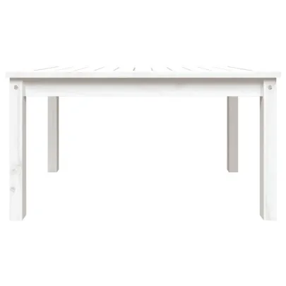 Masă Grădină Albă Lemn Pin | Livrare Gratuită 7-9 Zile