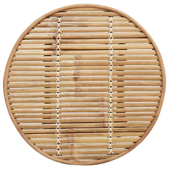 Masă Bar Exterior Bambus Rotundă | Livrare Gratuită