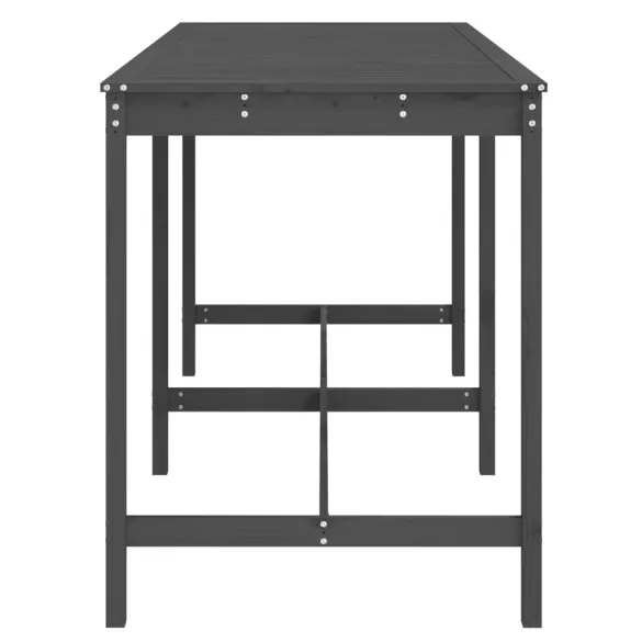 Masă Grădină Gri - Lemn Masiv Pin - Livrare Gratuită Masă Grădină Gri - Lemn Masiv Pin - Livrare Gratuită