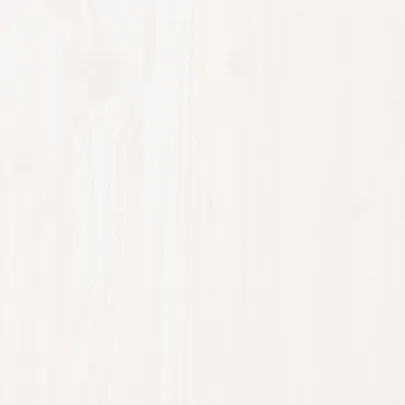 Masă Grădină Albă din Lemn Masiv de Pin - Livrare Gratuită