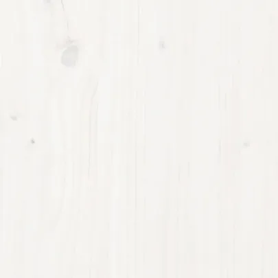 Masă Grădină Albă Lemn Masiv de Pin - Livrare Gratuită