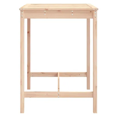 Masă Grădină Lemn Masiv Pin - 82,5x82,5x110 cm | Comandă Acum