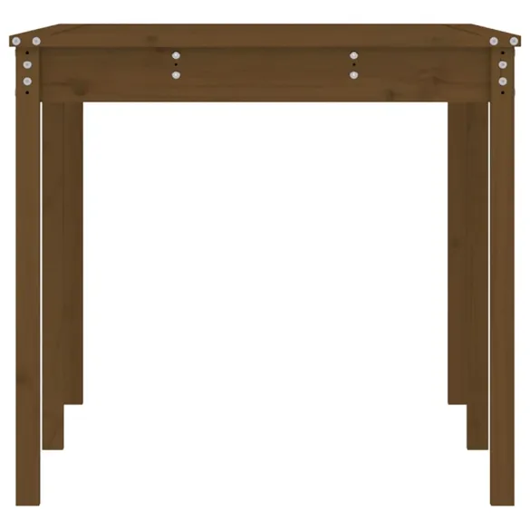 Masă Grădină Lemn Masiv Pin - Maro Miere | Livrare Gratuită