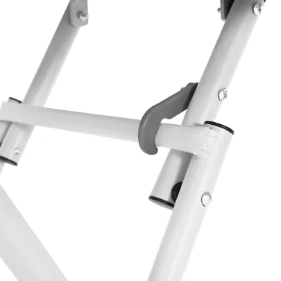 Masă Grădină Pliabilă Albă - Oțel | Livrare Gratuită