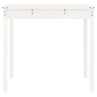 Masă Grădină Albă Lemn Pin | Livrare Gratuită 7-9 Zile