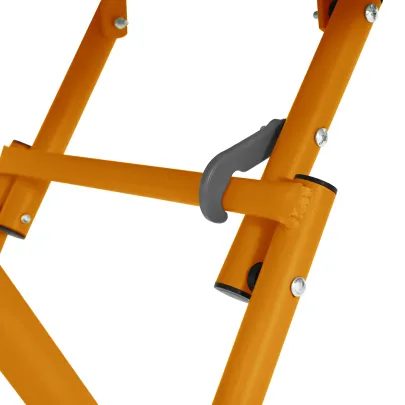 Masă Grădină Pliabilă Galben Muștar 55x55 cm - Oțel