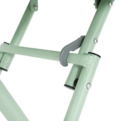 Masă Grădină Pliabilă Verde Mentă, Oțel - Livrare Gratuită