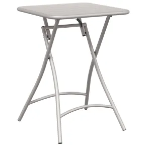 Masă Grădină Pliabilă Bej - Oțel - Livrare Gratuită 2