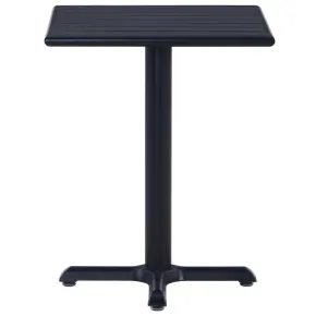 Masă Grădină Negru 60x60 cm - Livrare Gratuită 2