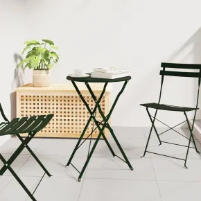 Masă Pliabilă Bistro Verde Exterior | Livrare Gratuită