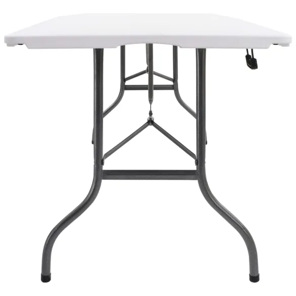 Masă Grădină Pliabilă Albă 180x72 cm - HDPE | Livrare Gratuită Masă Grădină Pliabilă Albă 180x72 cm - HDPE | Livrare Gratuită