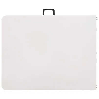 Masă Grădină Pliabilă Albă 180x72 cm - HDPE | Livrare Gratuită