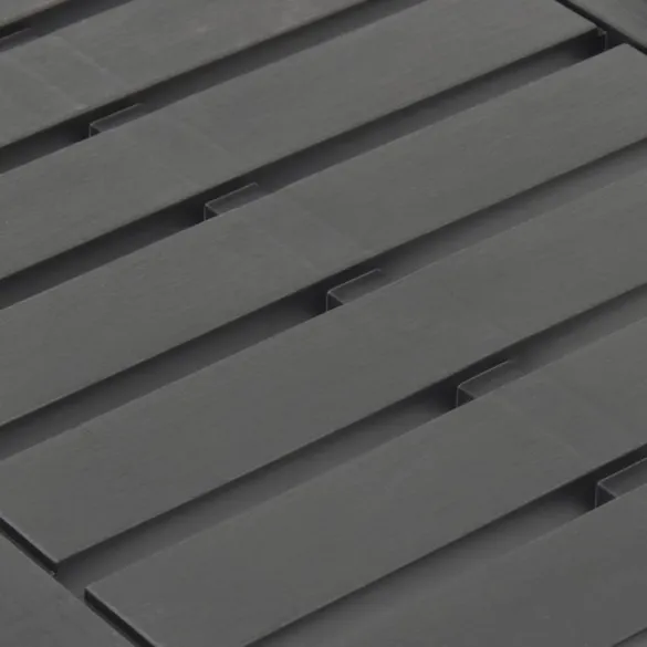 Masă Grădină Antracit Plastic - Livrare Gratuită