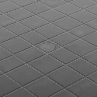 Masă Grădină Antracit Plastic 89 cm - Livrare Gratuită