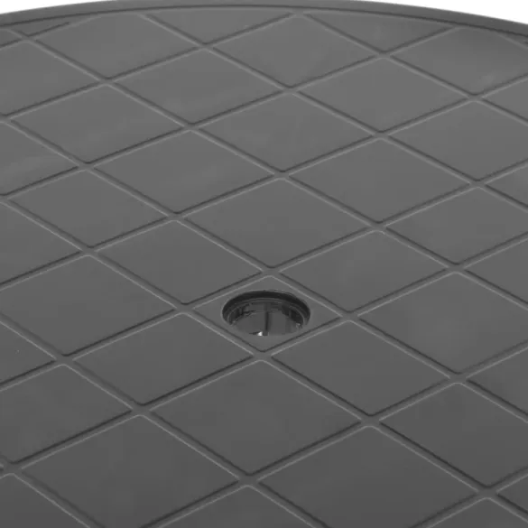 Masă Grădină Antracit Plastic 89 cm - Livrare Gratuită