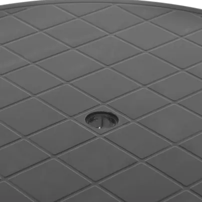 Masă Grădină Antracit Plastic 89 cm - Livrare Gratuită