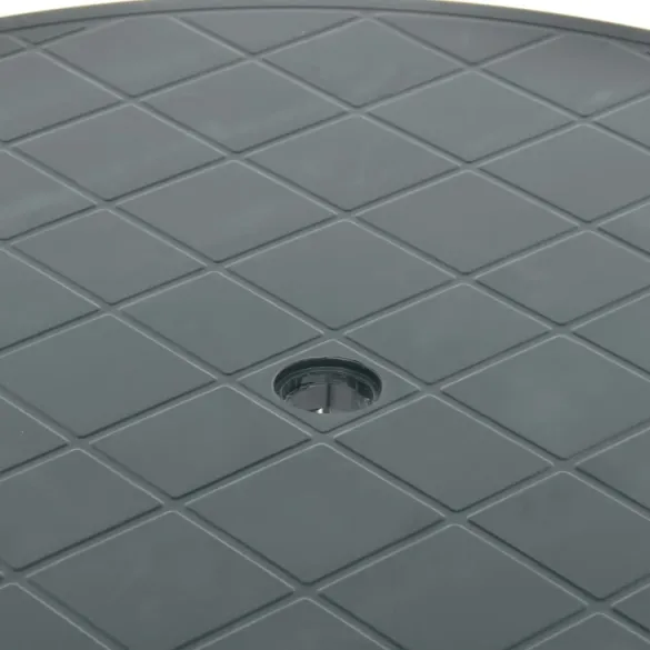 Masă de Grădină Verde Plastic - 89 cm - Rezistentă