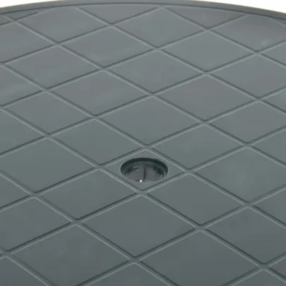 Masă de Grădină Verde Plastic - 89 cm - Rezistentă