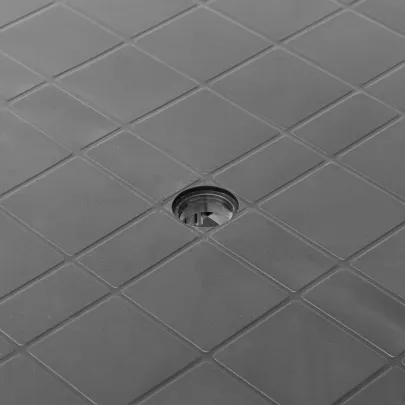 Masă Grădină Antracit 80x75 cm - Plastic Rezistent