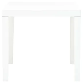 Masă Grădină Albă Plastic Rezistent - Livrare Gratuită 2