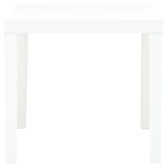 Masă Grădină Albă Plastic Rezistent - Livrare Gratuită