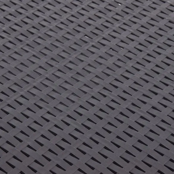 Masă Laterală Cafeniu Plastic pentru Exterior - Livrare Gratuită