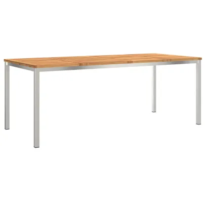 Masă Dining Exterior Lemn Acacia 200x90 cm - Livrare Gratuită