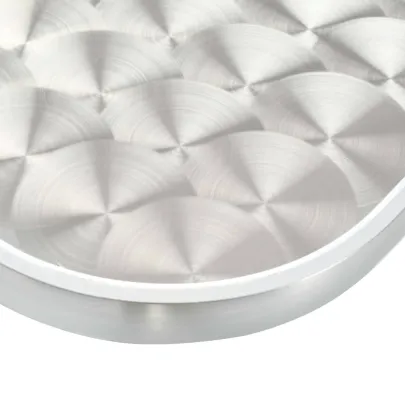 Masă Grădină Aluminiu Argintiu 120x60 cm | Rezistentă la Vreme