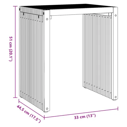 Set 3 Mese Cuibare Lemn Masiv de Tec | Interior/Exterior