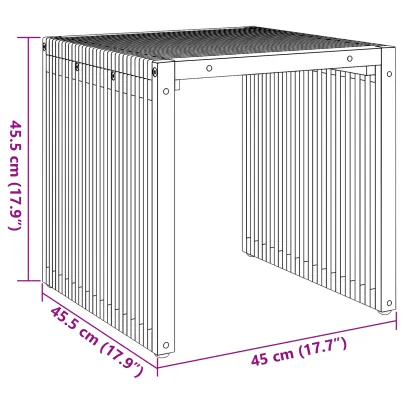 Masă Grădină Lemn Tec Compactă | Livrare Gratuită