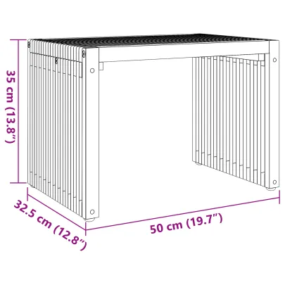 Masă Laterală Grădină Lemn Tec | Livrare Gratuită