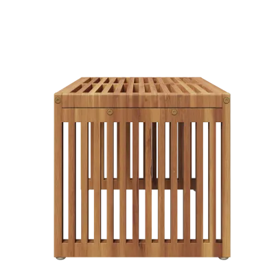 Masă Laterală Grădină Lemn Tec - Livrare Gratuită