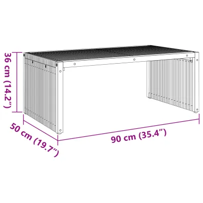 Masă laterală grădină lemn tec | Livrare gratuită
