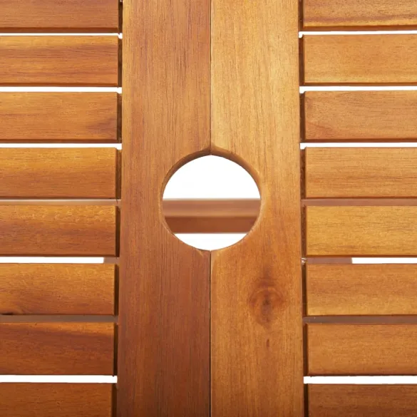 Masă grădină pliabilă lemn acacia | Livrare gratuită