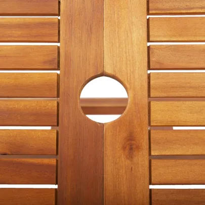 Masă grădină pliabilă lemn acacia | Livrare gratuită