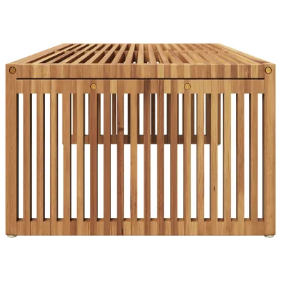 Masă Grădină Lemn Tec 110x55 cm | Livrare Gratuită