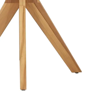 Masă Bistro Grădină Lemn Tec Rotundă Ø70x75 cm