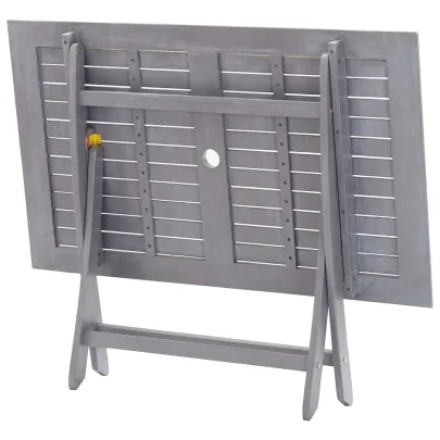 Masă Grădină Pliabilă Lemn Acacia | Livrare Gratuită