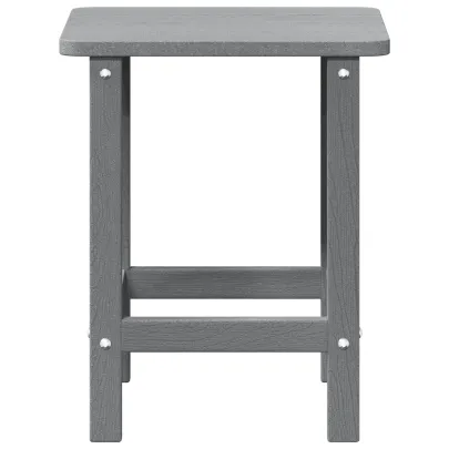 Masă Laterală Adirondack Gri HDPE | Livrare Gratuită