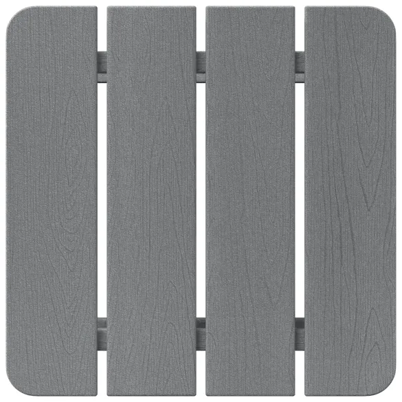 Masă Laterală Adirondack Gri HDPE | Livrare Gratuită