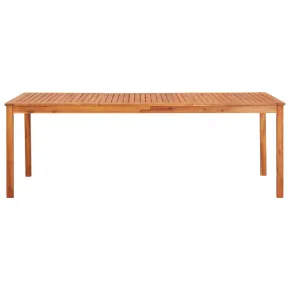 Masă Grădină Lemn Acacia Masiv - 215x90x74 cm | Comandă Acum 2