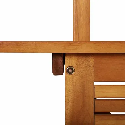 Masă Bar Exterior cu Acoperiș - Lemn Acacia | Livrare Gratuită