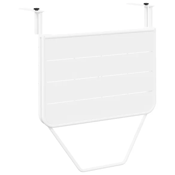 Masă Balcon Pliabilă Albă - Oțel Rezistent - Livrare Gratuită Masă Balcon Pliabilă Albă - Oțel Rezistent - Livrare Gratuită