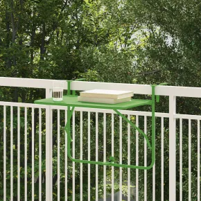 Masă Balcon Pliabilă Verde | Oțel Rezistent | Livrare Gratuită