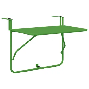 Masă Balcon Pliabilă Verde | Oțel Rezistent | Livrare Gratuită 2