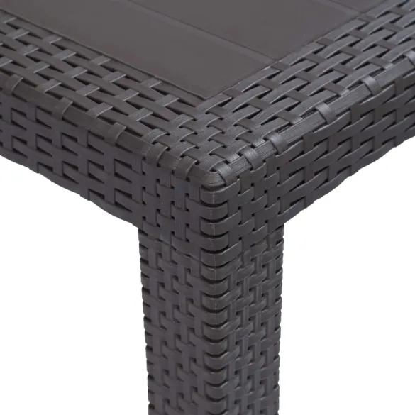 Masă Grădină Plastic Ratan 150x90 cm - Livrare Gratuită Masă Grădină Plastic Ratan 150x90 cm - Livrare Gratuită