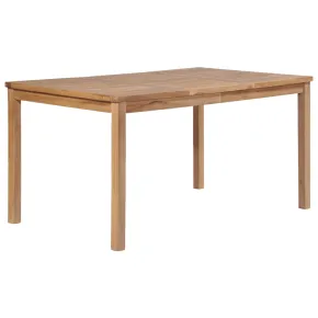 Masă Grădină Lemn Tec Masiv | 150x90 cm | Livrare Gratuită