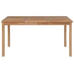Masă Grădină Lemn Tec Masiv | 150x90 cm | Livrare Gratuită 2